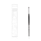PAC Eyeshadow Blending Brush - 202 (1Pc)