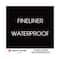Pierre Cardin Paris Waterproof Fineliner - 506 Black (4ml)