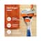 Gillette Fusion Manual Blades for Perfect Shave and Perfect Beard Shape with Styling Back Blade (6Pcs)