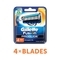 Gillette Fusion Proglide Flexball Manual Shaving Razor Blades Cartridge (4Pcs)
