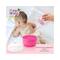 Beebaby Classic Talcum Powder Puff with Container - (Pink)