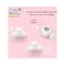 Beebaby Classic Talcum Powder Puff with Container - (Pink)