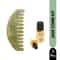 House of Beauty Jade Comb Kit with Black Seed Onion Oil Head Massage Tool To Reduce Hairfall (3 Pcs)