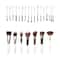 Praush Beauty 24 Pcs Professional Makeup Brush Set with Roll On Bag