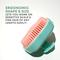 Alan Truman Super Soft Shampoo and Scalp Massage Brush - Green and Pink (1 Pc)
