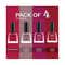 Faces Canada Ultime Pro Splash Mini Nail Enamel Combo - Floral Dream + Royal Ruby + Cherry Blast + Watermelon