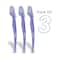 Zlade Summer Face And Eyebrow Razor With Protective Caps For Women (3Pcs)