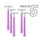 Zlade Summer Sensation Ii Twin-Blade Hair Removal Razor For Women - (5Pcs) (Buy 4 + 1 Free)