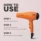 Ikonic Professional Ultralight 2000 Hair Dryer - Orange (1 pc)