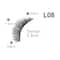 Bronson Professional Eyelash Set 3D False Long & Natural Eye Makeup L08 (10 Pair)