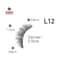 Bronson Professional Eyelash Set 3D False Long & Natural Eye Makeup L12 (10 Pair)