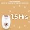 WINSTON Electric Cordless 2 In 1 Body Epilator & Shaver 3W - White (1Pc)