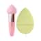 Majestique Facial Cleaning Sponge With Pointed Makeup Sponge - (2Pcs)