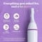 Bombae 6-In-1 Trimmer For Women Electric Hair Removal Trimmer For Eyebrow Underarms & Bikini (200 g)