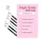 Matt Look Single Stroke Super Glide Eyeliner Kohl Kajal - Metallic Black (1.3g)
