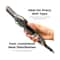 WINSTON 25mm Hair Curling Tong Professional Hair Curler LED Temperature Control - Grey (1Pc)