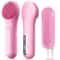 WINSTON Hot Mode Silicone Bristles Deep Facial Cleansing Skin Tightening Tool - Pink (1Pc)