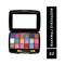 Half N Half 18 Colors Makhmali Eyeshadow With Brush In Makeup Palette - 02 Shade (12.8g)