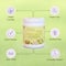 INJA Veg Collagen Peptide, 100% Vegetarian Collagen For Skin - Green Apple Flavour (150 g)