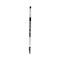 Europe Girl 94 Double Ends Angled Eyebrow Brush & Spoolie Brush - Black & Silver