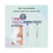 Sirona Reusable Bikini Hair Removal Razor For Women - White, Blue, Grey (2 Pcs)