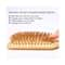 Bronson Professional Paddle Hair Brush With Bamboo Wood Bristles Wooden Hair Brush