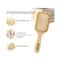 Bronson Professional Paddle Hair Brush With Bamboo Wood Bristles Wooden Hair Brush