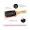 Bronson Professional Paddle With Strong & Flexible Nylon Bristles Wooden Hair Brush