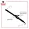 Bronson Professional Tong 19 mm Barrel With Digital Temperature Control Hair Curler