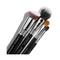 Sigma Beauty Complete Makeup Brush Set - Black, Silver (4Pcs)