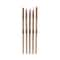 Bronson Professional Nail Art Ombre Brush & Gel Liner Brush Set - Brown (5pcs)