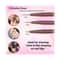 Bronson Professional Nail Art Ombre Brush & Gel Liner Brush Set - Brown (5pcs)