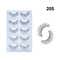 Bronson Professional Pair 6D Long & Natural False Eyelashes - 205 - Black (5 Pairs)