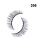 Bronson Professional Pair 6D Long & Natural False Eyelashes - 206 - Black (5 Pairs)