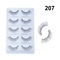 Bronson Professional Pair 6D Long & Natural False Eyelashes - 207 - Black (5 Pairs)