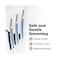 FURR German Blade Reusable Face Razor for Women - Blue, White (3Pcs)