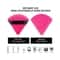 Bronson Professional Pizza Puff Triangle Makeup Beauty Blender Sponge Powder Puff - Black (2pcs)