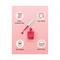Swiss Beauty Stunning Nail Lacquer - Fuchsia Pink (10 ml)