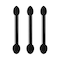 KIKO Milano Eyeshadow Applicators - Black (3 pcs)