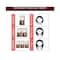 Paradyes Semi-Permanent Cherry Coke Glossy Hair Tint Set - (6 Pcs)