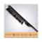 VEGA Professional Teasing Hair Brush with 100 % Boar Bristles VPPHB-07 - Black (25 g)