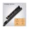 VEGA Professional Teasing Hair Brush with 100 % Boar Bristles VPPHB-07 - Black (25 g)