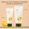 The Face Shop Herb Day 365 Lemon & Grapefruit Cleansing Foam - Korean Brightening Face Wash (100ml)