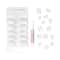 L.A. Girl Oh So Shiny Artificial Nail Tips - Cloud Nine (25 Pcs)