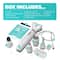 LetsShave Evior 6-In-1 Face And Body Trimmer Set - Gold, White