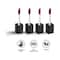 Renee Cosmetics Stay With Me Minis Matte Liquid Lipsticks - 01 Juicy Berries (4 pcs)