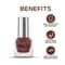 Renee Cosmetics Hyper Gel Nail Paint - Toffee Brown (10 ml)