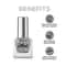 Renee Cosmetics Glitterati Nail Paint - Silver Flake (10 ml)