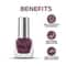 Renee Cosmetics Hyper Gel Nail Paint - Burgundy Violet (10 ml)