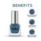 Renee Cosmetics Mattitude Nail Paint - Terrific Teal (10 ml)